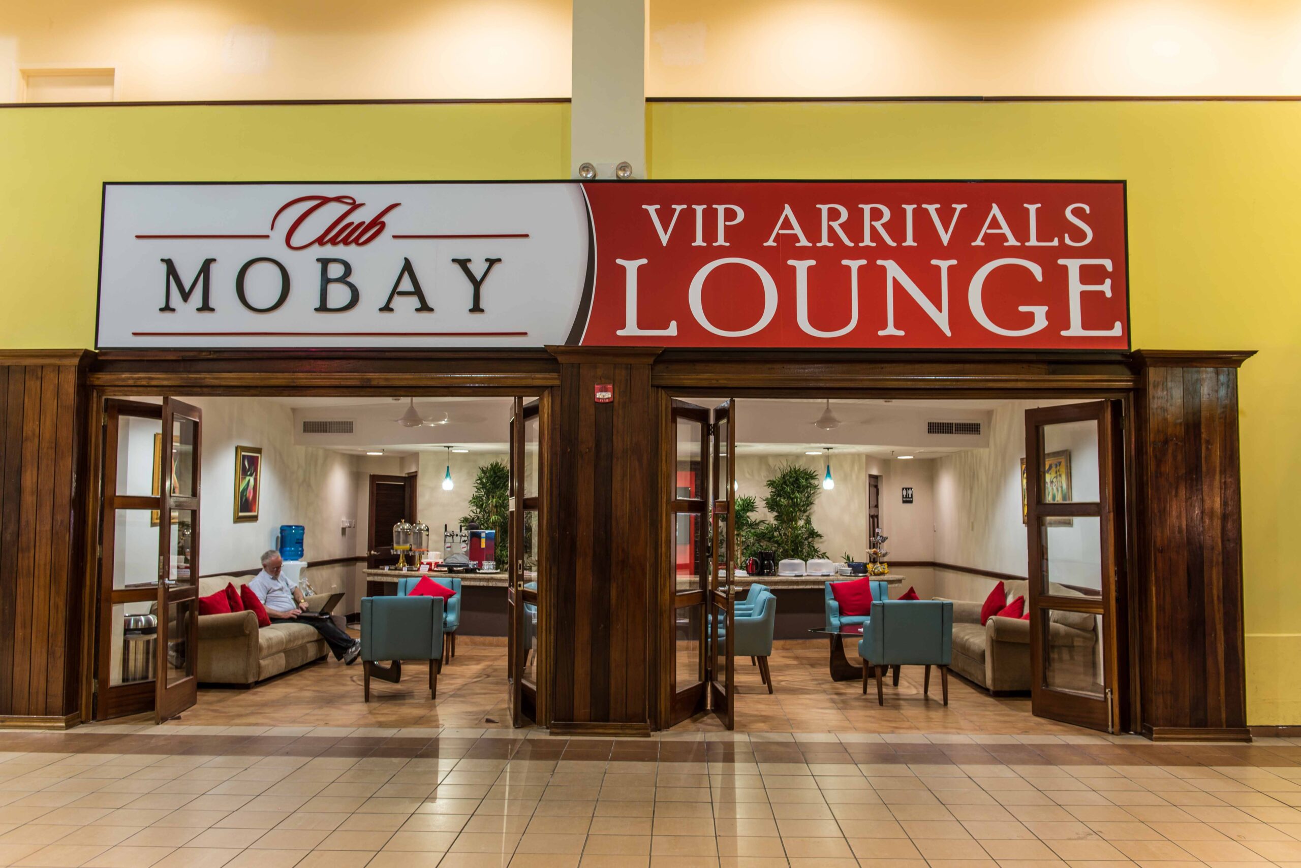 Club Mobay arrivals lounge