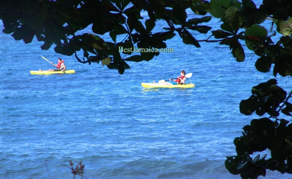 Kayaking activity in Jamaica